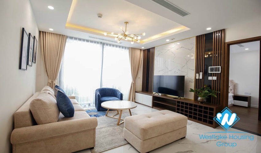 Two-storey apartment with four bedrooms, fully furnished, new furniture, Sunshine City for rent